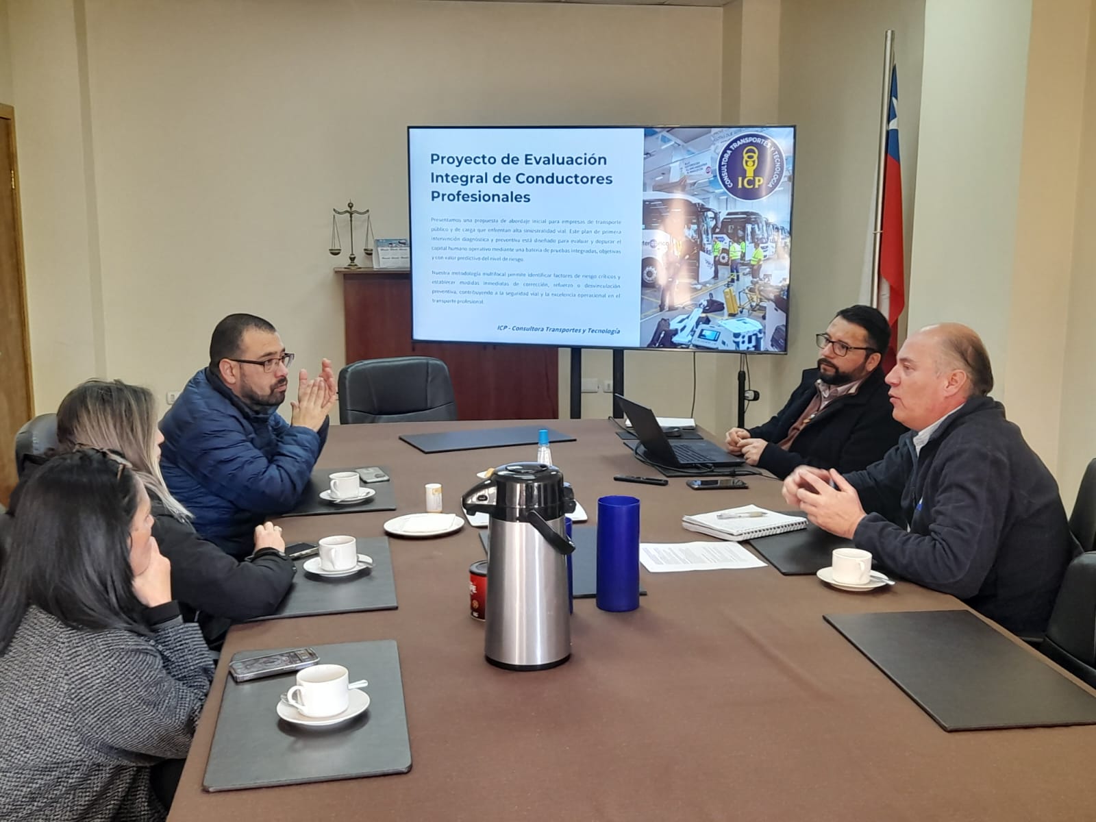 ICP recibe visita de Director Regional Senda en Concepcion